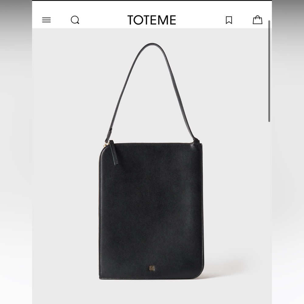 TOTEME slim black bag NWT